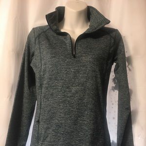 Women’s train 1/2 zip pullover teal size XS